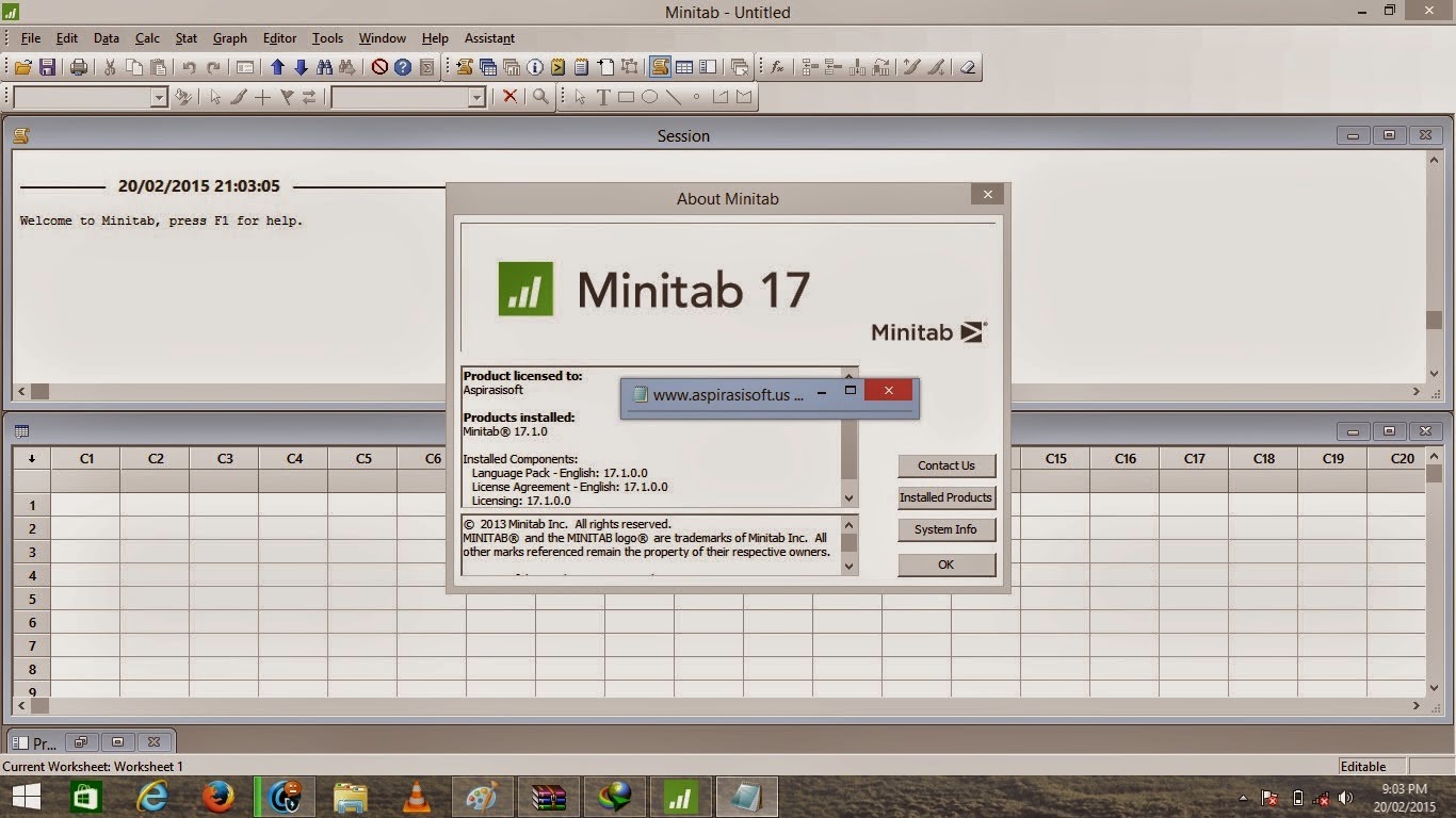 minitab 17 free download full version crack